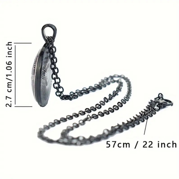 Beautiful Luminescent Black Cat 🐈‍⬛ Necklace Glows in the Dark L👀K - Picture 3 of 4